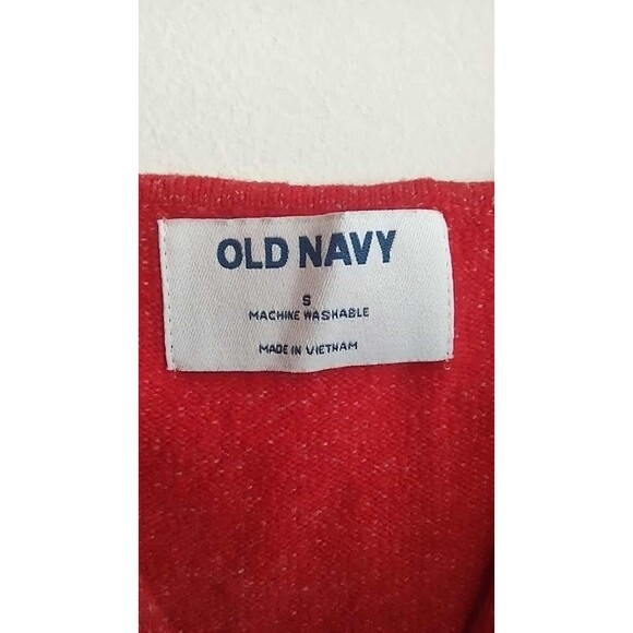 Old Navy | Red Soft Sweater Crop Top S - Picture 3 of 6